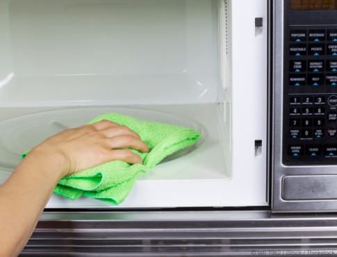Cleaning Inside of Microwave