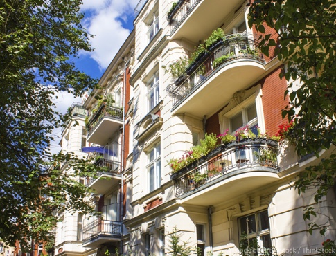 exterior of apartment abroad
