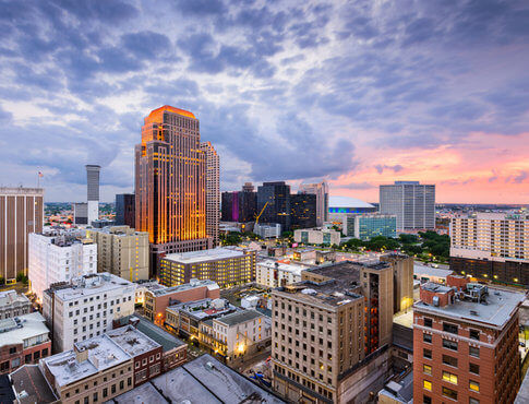 New Orleans downtown skyline