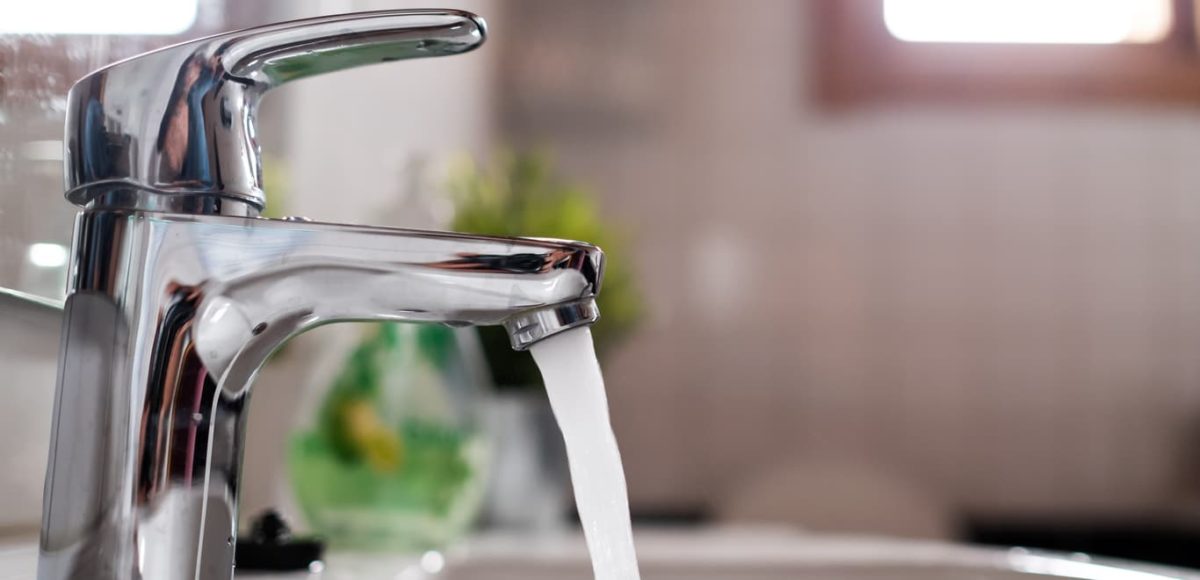 Image of running faucet.