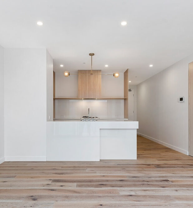 An empty apartment that's waiting to be furnished.